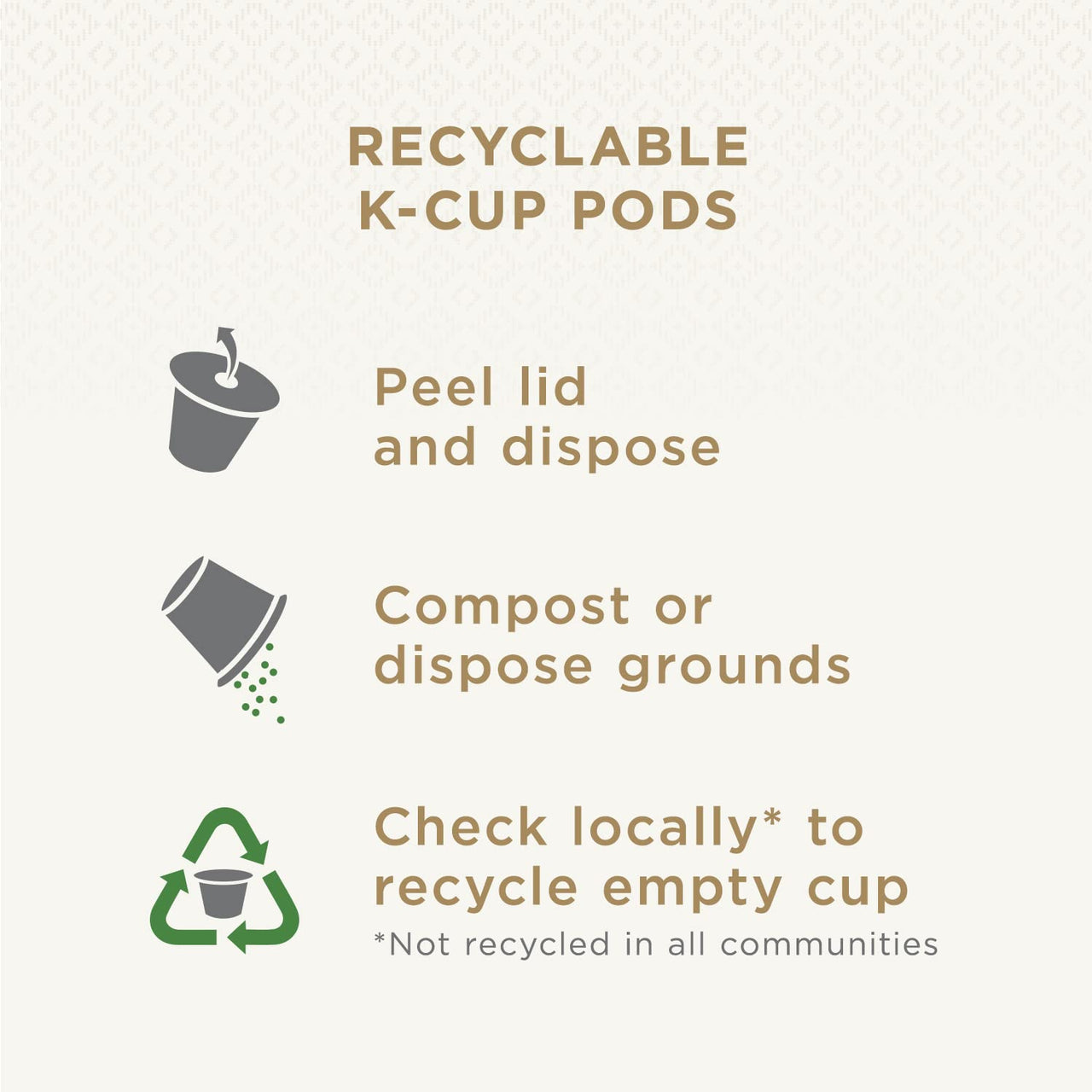 Peet's  Coffee Flavored K-Cup Pods, Caramel Brle (22 Count) Single Serve Pods Compatible with Keurig Brewers