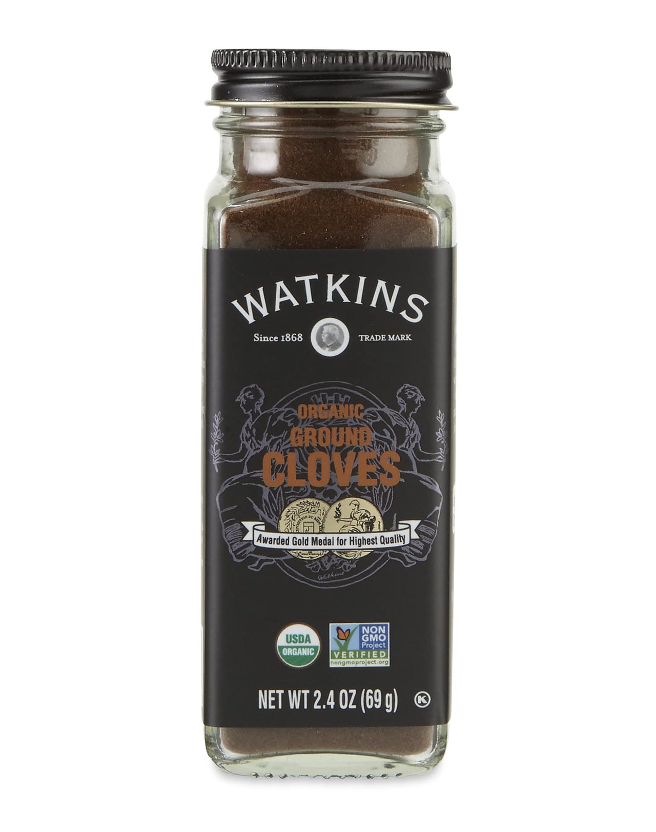 Watkins Gourmet Organic Spice Jar, Ground Cloves, 2.4 Ounce