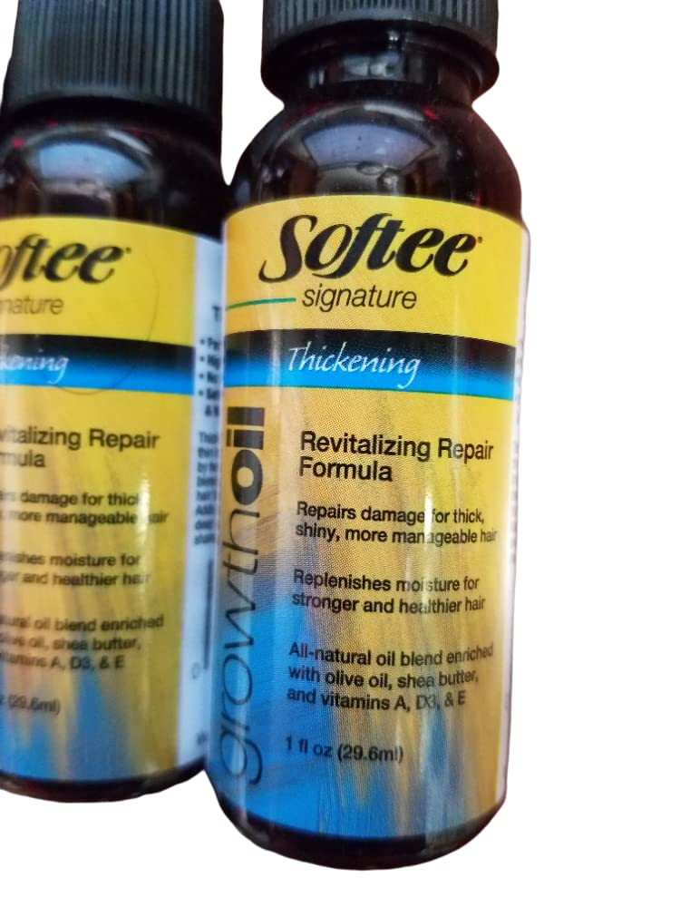 Softee Signature Thickening Growth Oil 1 oz (3 Pack)