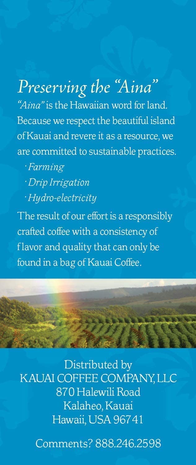 Kauai Hawaiian Ground Coffee, Mocha Macadamia Nut Flavor - Gourmet Arabica Coffee From Hawaii's  Largest Coffee Grower - Rich Flavor with Nutty Notes and Sweet Chocolate Overtones - 10 Ounce