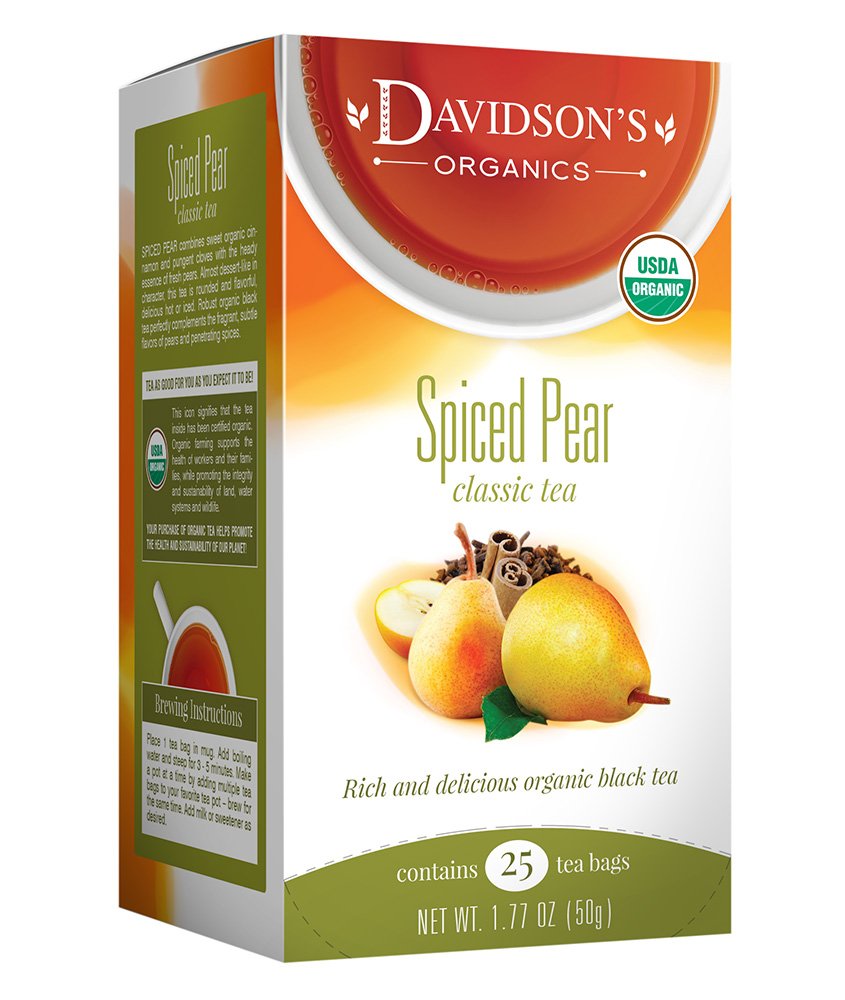 Davidson's  Tea Spiced Pear, 25 Count Tea Bag