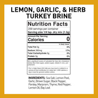 Spice Hunter Turkey Brine & Bag, Lemon, Garlic and Herb, 11 Ounce