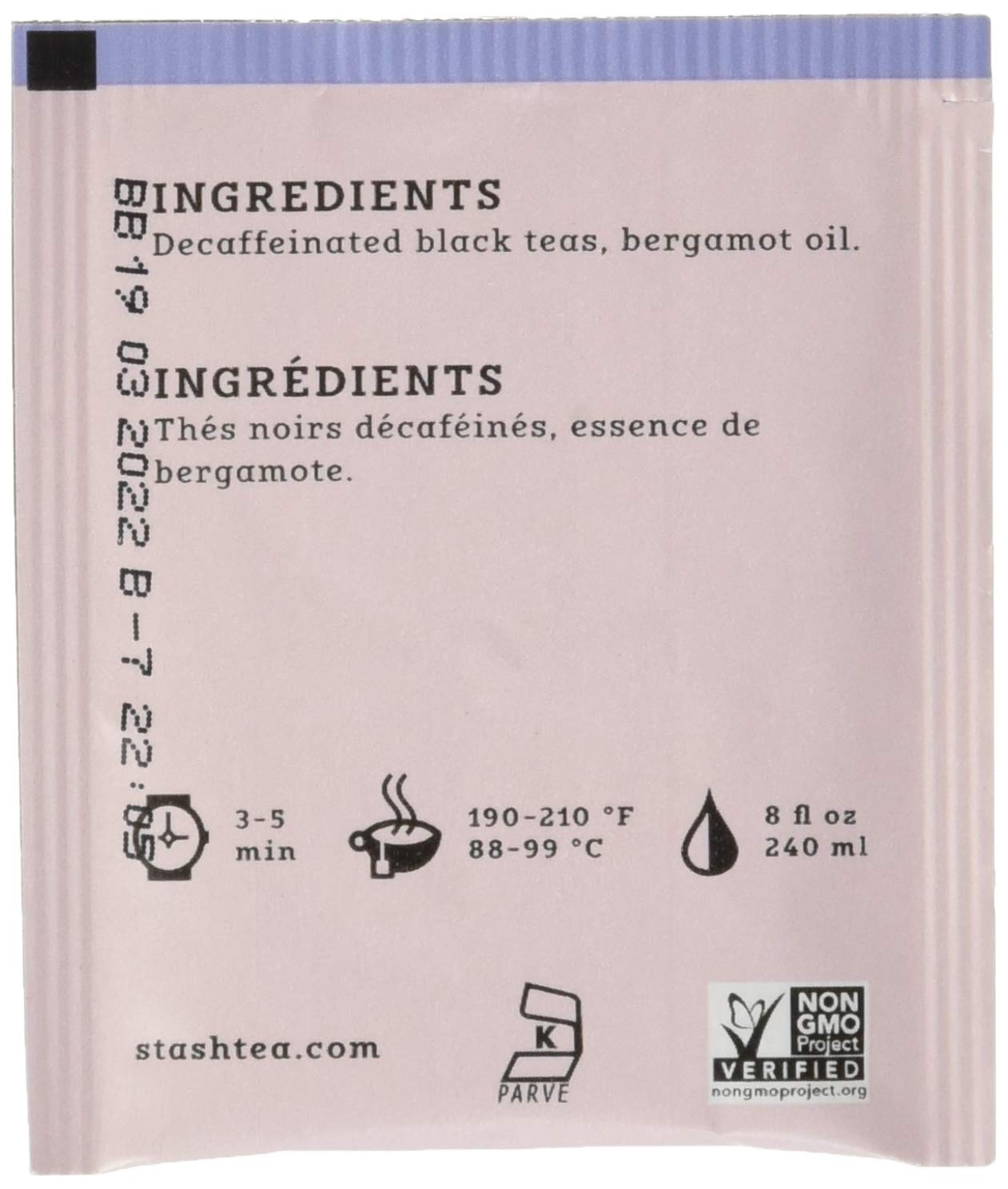 Stash Tea Decaf Earl Grey Tea, Box of 100 Tea Bags