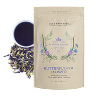 Harney & Sons Butterfly Pea Flower Tea, 5oz Bag of Bright Blue Dried Butterfly Flower from Thailand