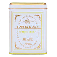 Harney & Sons Citron Green Tea, White, 20 Count (Pack of 1)