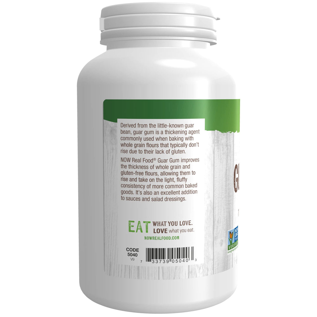 NOW Foods, Guar Gum Powder, 100% Pure Powder, Natural Thickener, Gluten-Free, 8-Ounce