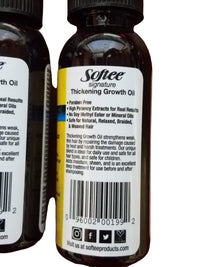 Softee Signature Thickening Growth Oil 1 oz (3 Pack)