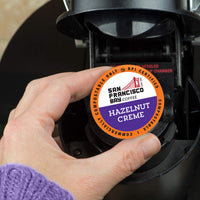 San Francisco Bay Compostable Coffee Pods - Hazelnut Crme (12 Ct) K Cup Compatible including Keurig 2.0, Flavored, Medium Roast