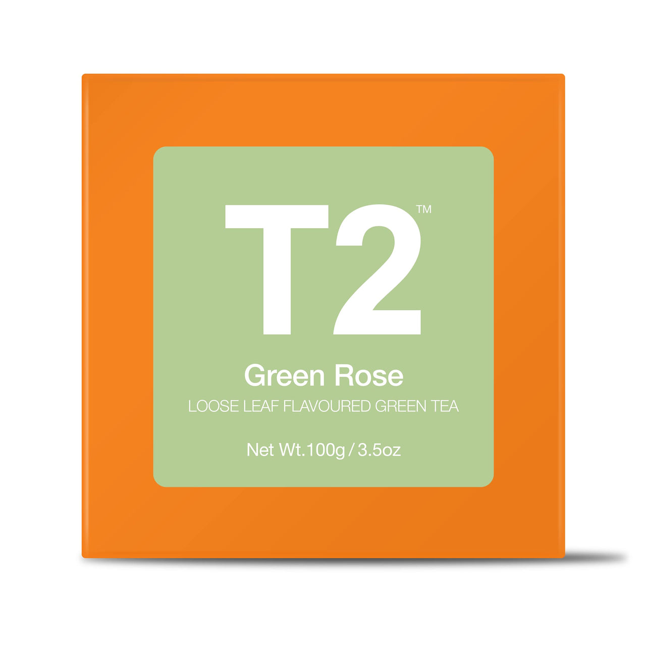 T2 Green Rose Green Tea, Loose Leaf Green Tea in Gift Cube, 3.5 Oz (T115AE010)