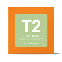 T2 Green Rose Green Tea, Loose Leaf Green Tea in Gift Cube, 3.5 Oz (T115AE010)