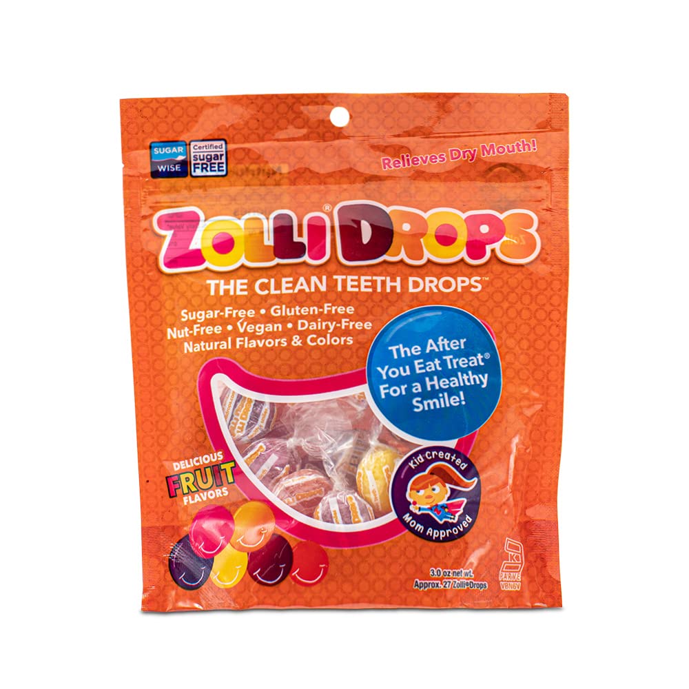 Zolli Drops Fruit Vegan KETO Allergy-Free Zero Sugar 3oz