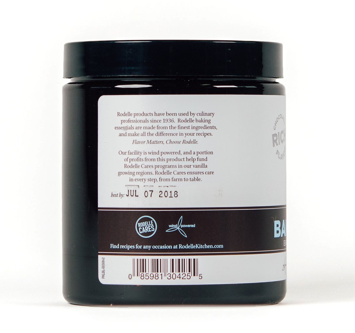 Rodelle Baking Cocoa, Gourmet, 8 Oz