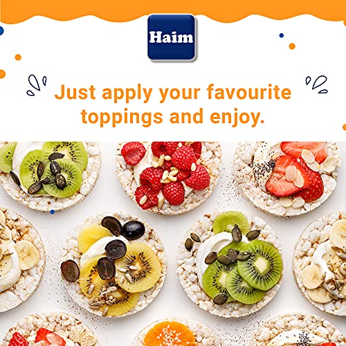 HAIM Organic wholegrain Brown Rice Cakes (All Natural, Unsalted) Pack of 1
