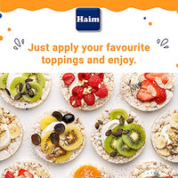 HAIM Organic wholegrain Brown Rice Cakes (All Natural, Unsalted) Pack of 1