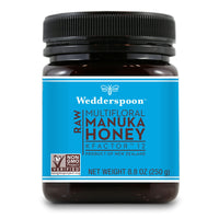 Wedderspoon Raw Premium Manuka Honey, KFactor 12, 8.8 Oz, Unpasteurized, Genuine New Zealand Honey, Non-GMO Superfood, Traceable from Our Hives to Your Home