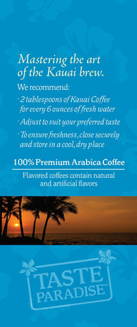 Kauai Hawaiian Ground Coffee, Vanilla Macadamia Nut Flavor - Gourmet Arabica Coffee From Hawaii's  Largest Grower, Smooth, Delicious Flavor and Amazing Aroma - 10 Ounce