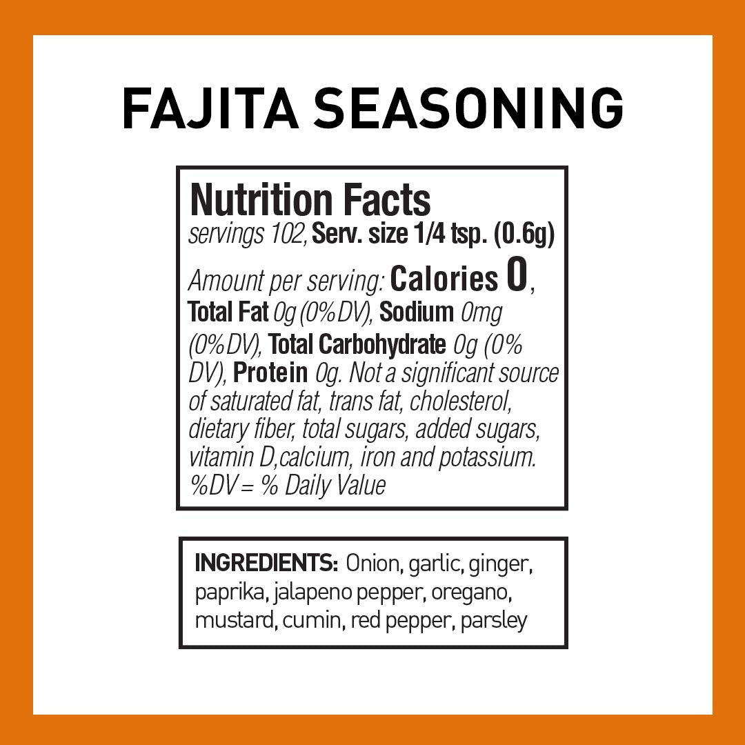 The Spice Hunter Fajita Seasoning Blend, 1.8-Ounce Jar