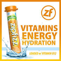 Zipfizz Energy Drink Mix, Electrolyte Hydration Powder with B12 and Multi Vitamin, Lemon Iced Tea (20 Pack)