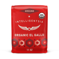Intelligentsia Coffee, Light Roast Ground Coffee - Organic El Gallo 11 Ounce Bag with Flavor Notes of Milk Chocolate, Honey and Cola