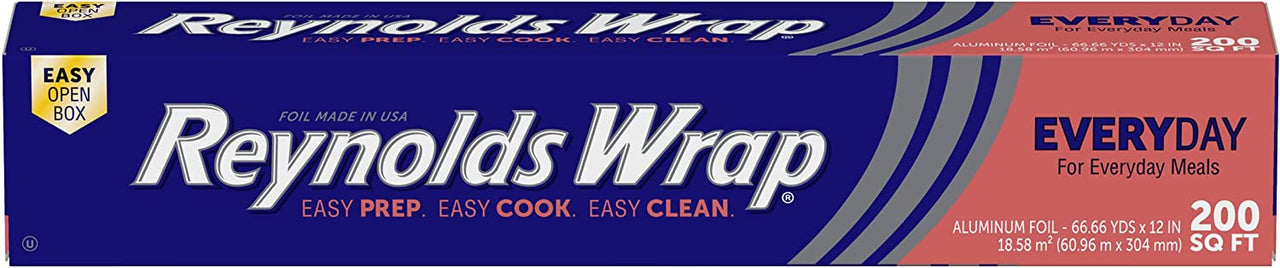 Reynolds Wrap Aluminum Foil, 200 Square Feet 200 Sq Ft