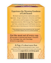 Yogi Tea, Cold Season, 16 Count