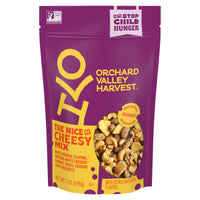 Orchard Valley Harvest Nice N Cheesy Mix, 1 Pack (7oz), White Cheddar Almonds, Cashews, Chips, Walnuts, Non-GMO, 6g Of Protein Per Serving