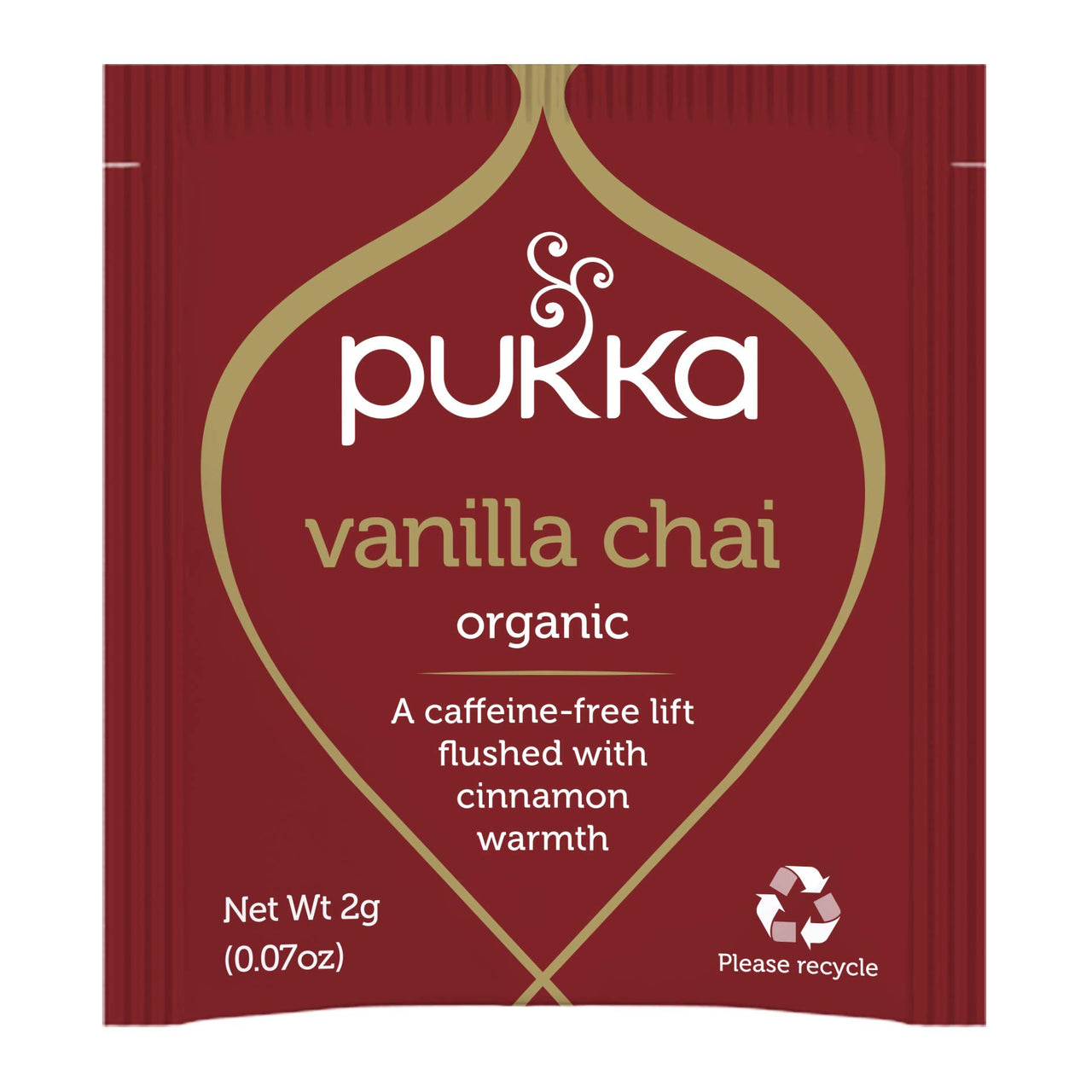 Pukka Organic Tea Bags, Vanilla Chai Herbal Tea with Cinnamon & Cardamom, Perfect Caffeine-free Pick-me Up, 20 Count (Pack of 3) 60 Tea Bags
