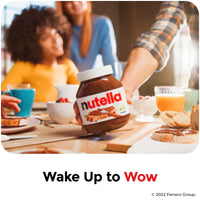 Nutella Hazelnut Spread with Cocoa for Breakfast, Great for Easter Baking, 13 oz Jar