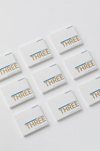 PUR THREE | Sugar Free Chewing Gum | 100% Xylitol | Vegan, Aspartame Free, Gluten Free & Keto Friendly | Natural Peppermint Flavored Gum, 12 Pieces (Pack of 10)