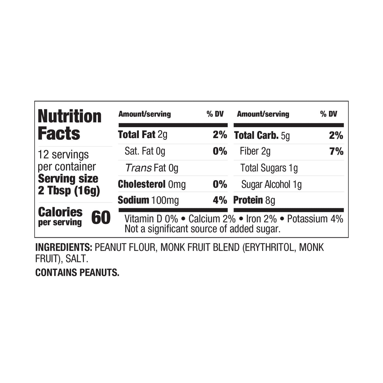 PBfit Sugar-Free Peanut Butter Powder, Powdered Peanut Spread From Real Roasted Pressed Peanuts, No sugar added, 7 Ounce