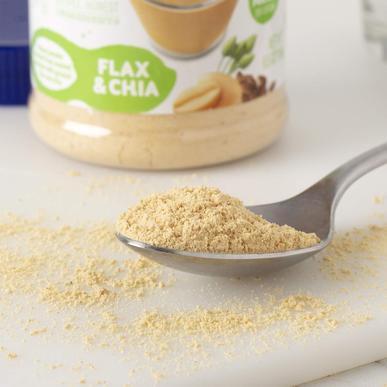 Peanut Butter & Co. Flax & Chia Peanut Powder, Non-GMO Project Verified, Gluten Free, Vegan, 6.5 Ounce Jar