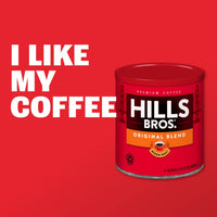 Hills Bros Vanilla With Sweet Almond Flavored Ground Coffee, Light Roast, 12 Oz Bag - Arabica Coffee Beans, Light, Full-Bodied, Smooth Coffee