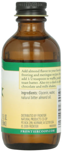 Frontier Co-op Almond Flavor, Non-Alcoholic, 2 ounce bottle
