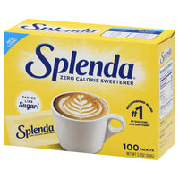 SPLENDA No Calorie Sweetener, Single-Serve Packets (100 Count), 3.5 Ounce