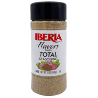 Iberia Total Seasoning, 12 Ounce, Gluten Free Combination of Seasonings & Spices, Kosher