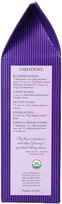 Garvey's  Organic Traditional Scone Mix, 9 Ounce (Pack of 3)