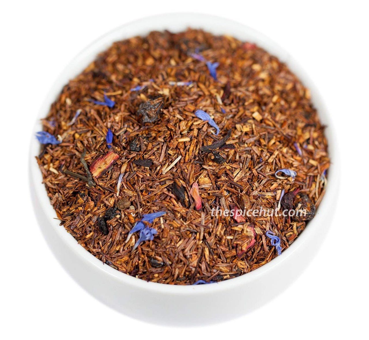 Blueberry Rooibos, Loose Leaf Tea - Elderberry, Hibiscus, Apple - Caffeine Free, Immune Boost Cold Care, Hot & Iced | bulk 8oz, 80-100 cups | The Spice Hut, First Sip of Tea