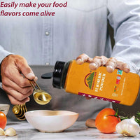 Himalayan Chef Organic Turmeric Powder, 6.34 oz Premium Quality Root Powder with Curcumin, Gluten Free & Non-GMO Verified - Plastic Shaker
