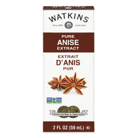 Watkins Pure Anise Extract, Non-GMO, Kosher, 2 oz. Bottle, 1-Pack