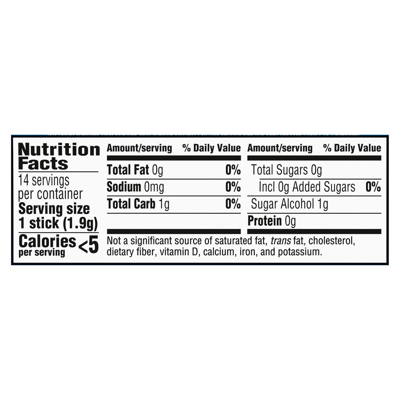 Trident Mint Bliss Sugar Free Gum, 12 Packs of 14 Pieces (168 Pieces)