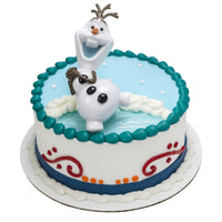 DecoSet Disney Frozen Olaf Chillin Cake Topper, 1-Piece with Moveable Parts, Decorations for Creating Amusing Cakes