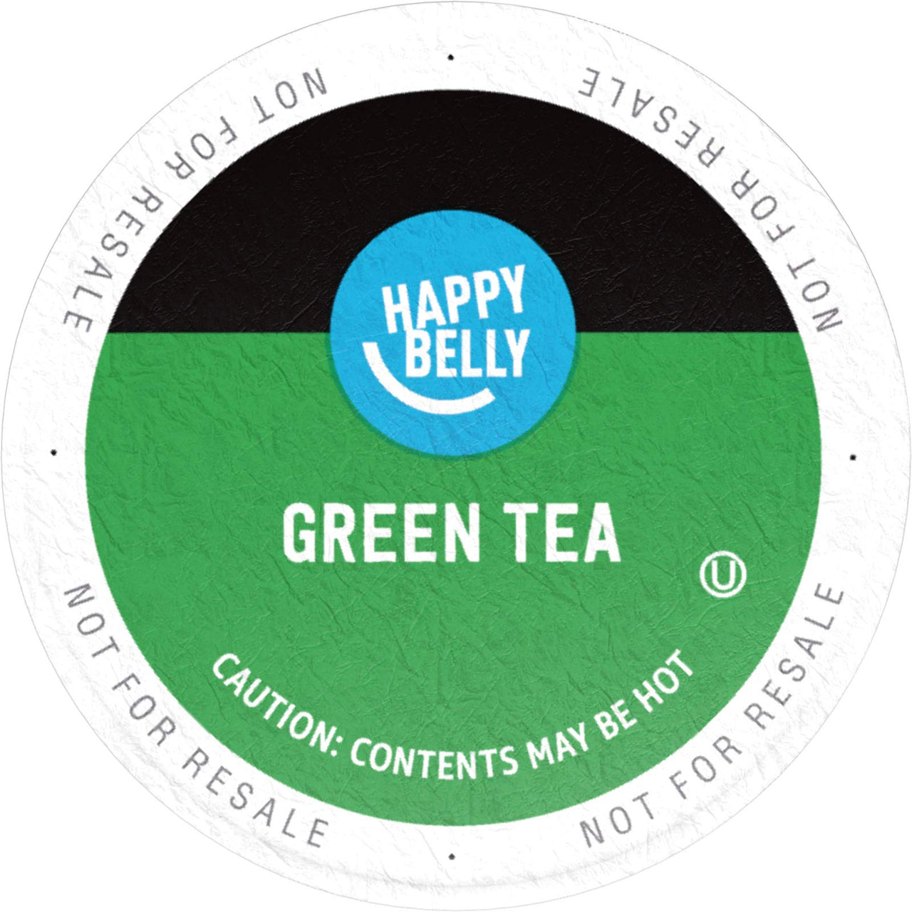 Happy Belly Tea Pods Compatible with 2.0 K-Cup Brewers, Green Tea, 24 Count (Previously Solimo)