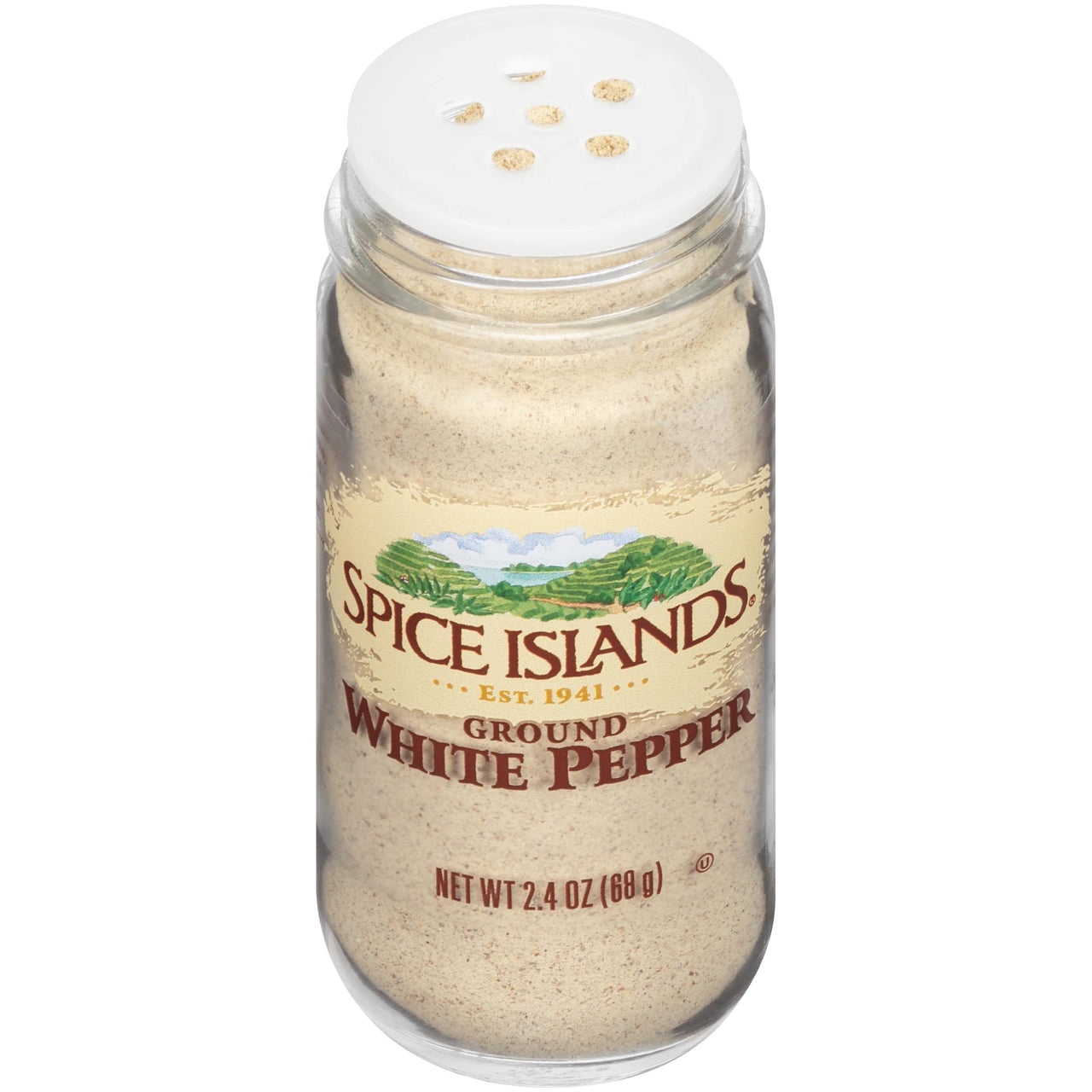 Spice Islands Ground White Pepper, 2.4 Ounce