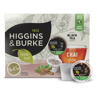 Higgins & Burke Chai Glow, Loose Leaf, Black Tea, Keurig K-Cup Brewer Compatible Pods, 24 Count