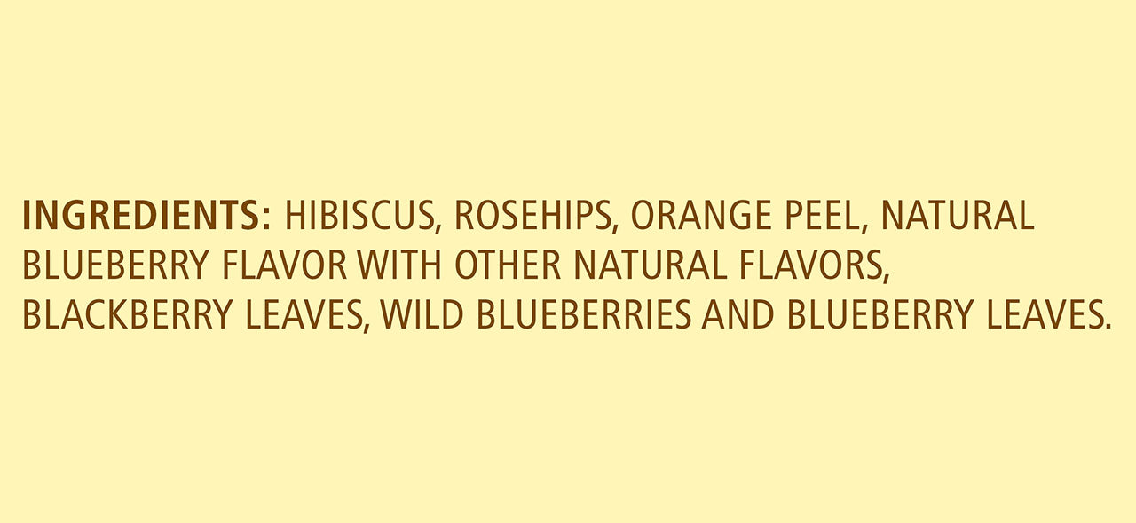 Celestial Seasonings, True Blueberry Herb Tea, 20 ct
