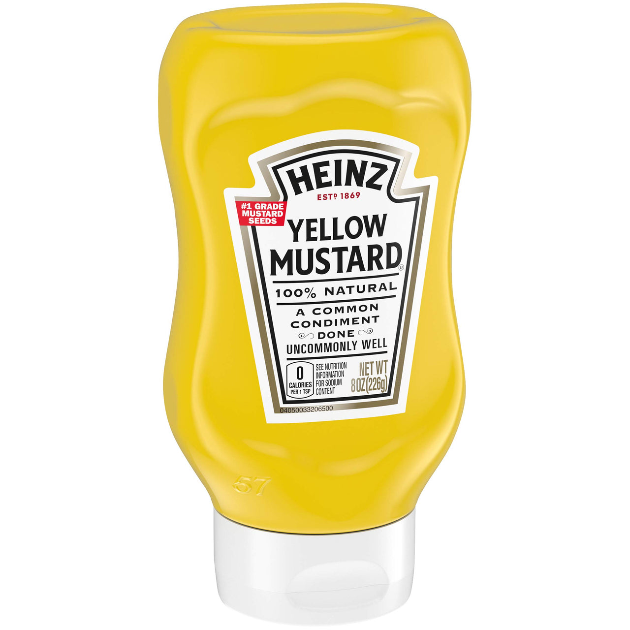 Heinz Yellow Mustard (8 oz Bottle)
