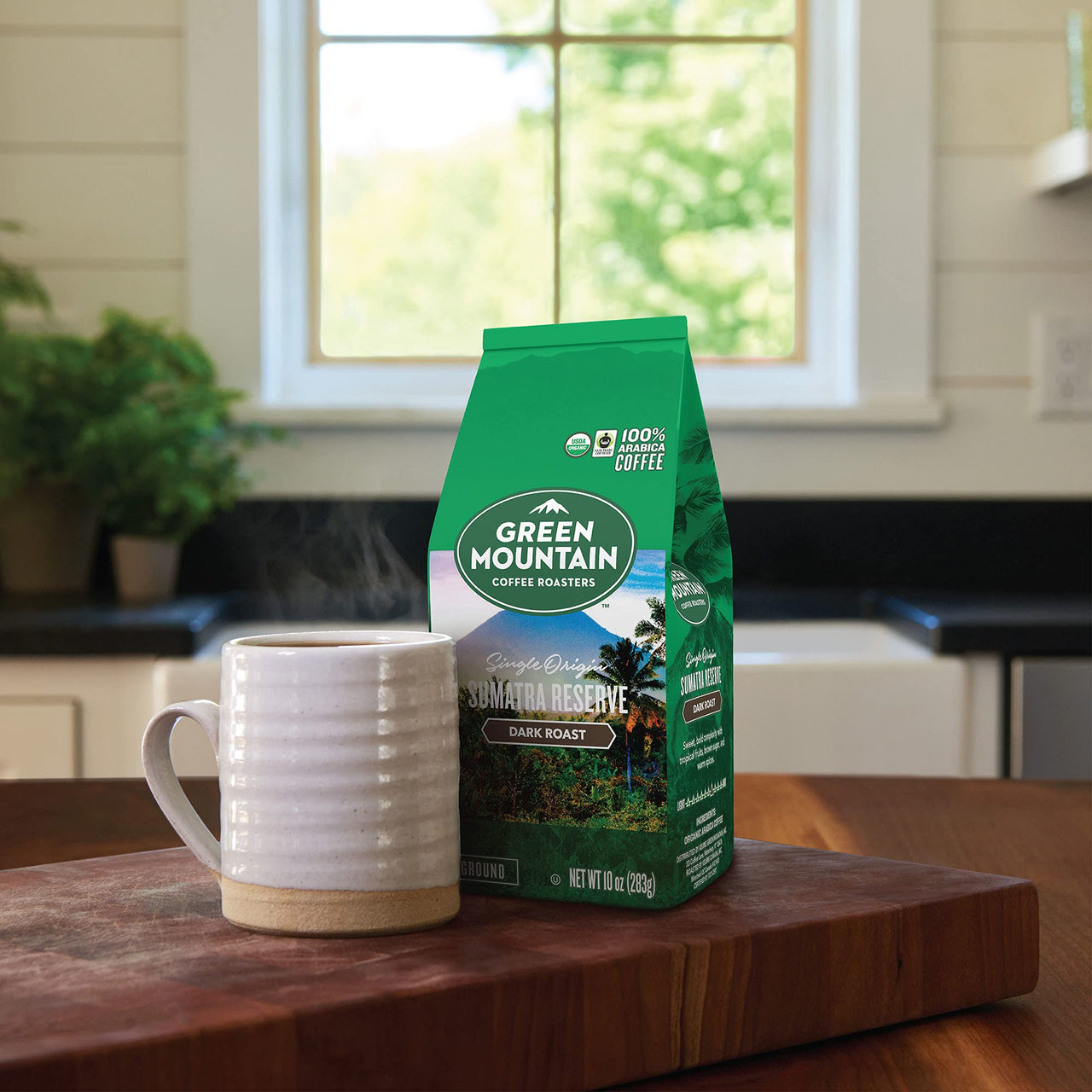 Green Mountain Coffee Roasters Sumatra Reserve, Ground Coffee, Dark Roast, Bagged 10 oz (Package May Vary)