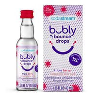 SodaStream bubly bounce Drops Triple Berry flavor, Pack of 3