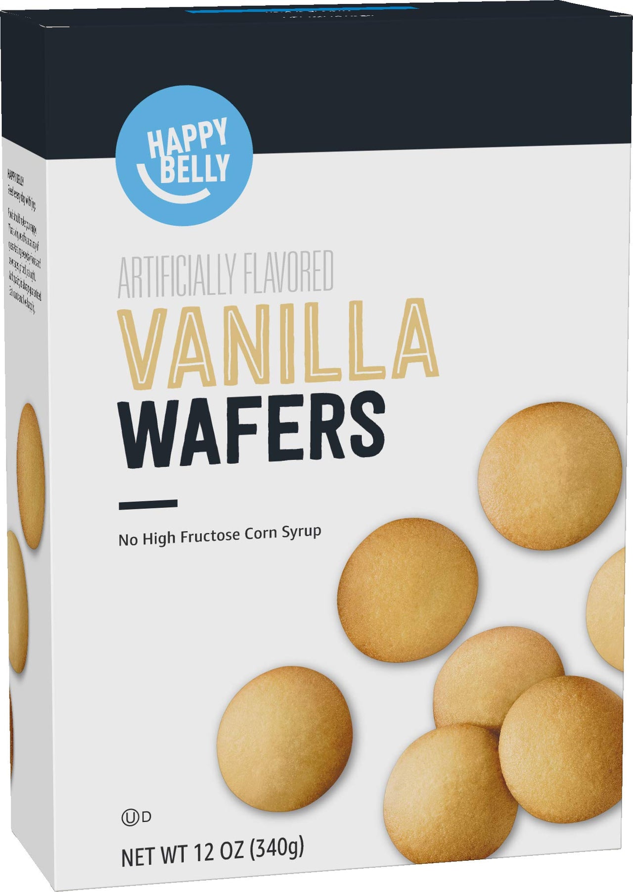 Happy Belly Vanilla Wafers, 12 Ounce