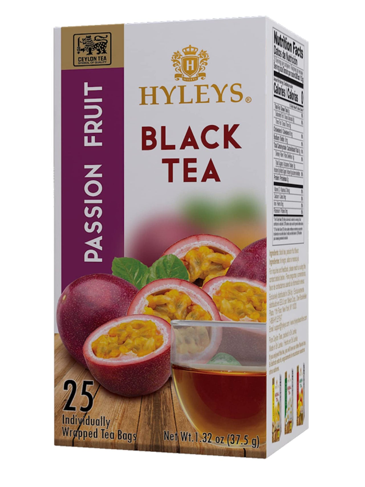 HYLEYS Tea Passion Fruit With Black Tea